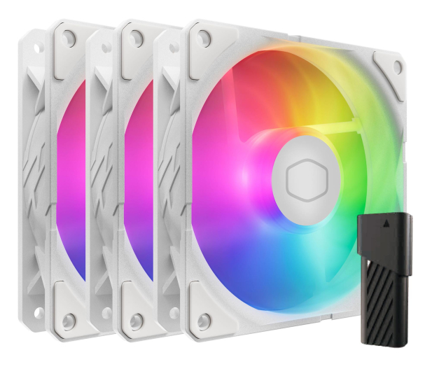 COOLER MASTER SickleFlow Edge 120 ARGB White Triple Pack 3x120mm - 1333150 - zdjęcie